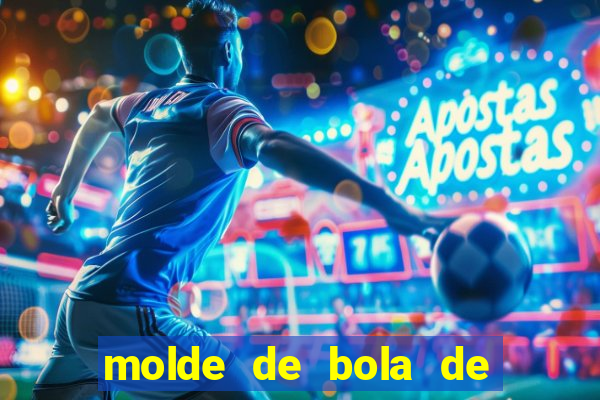 molde de bola de futebol para imprimir